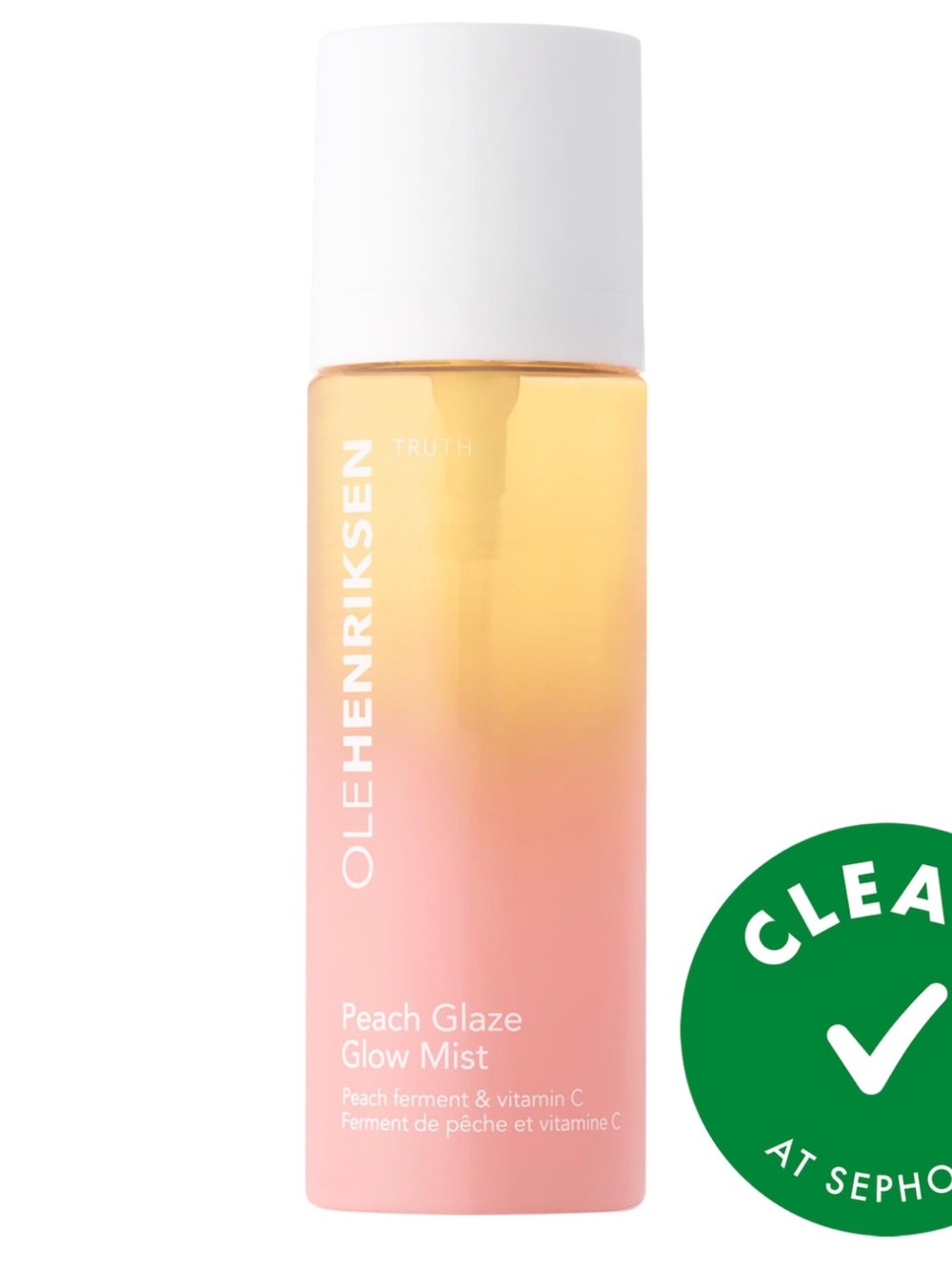 Ole Henriksen Peach Glaze Glow Mist — Peach and White